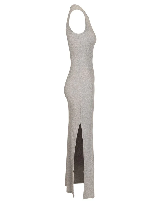 Stretch Cotton Tank Dress - Image 3