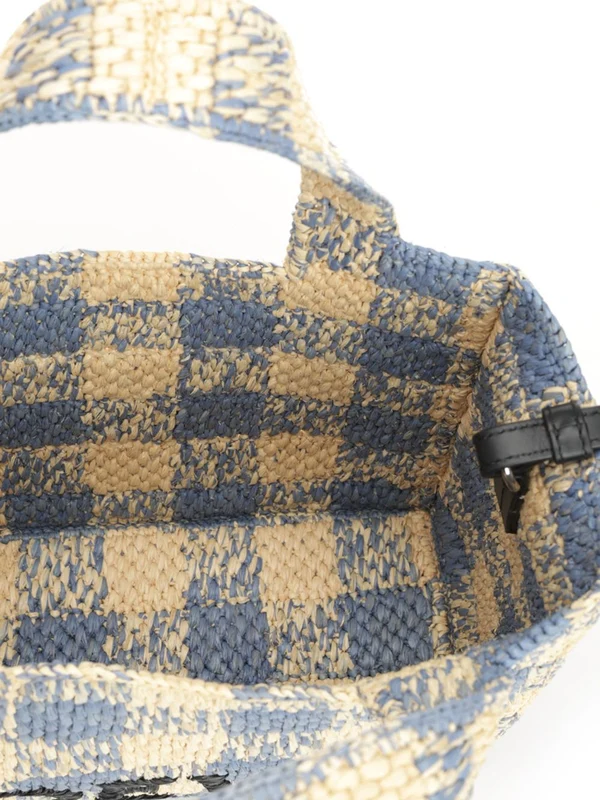 LOEWE Font Small Raffia Tote Bag - Image 4