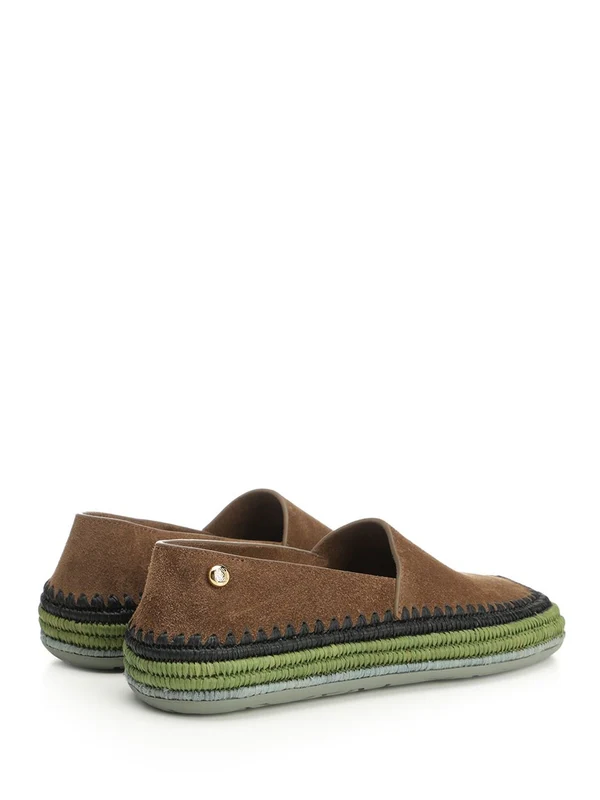 RIO Suede Raffia Loafers - Image 3