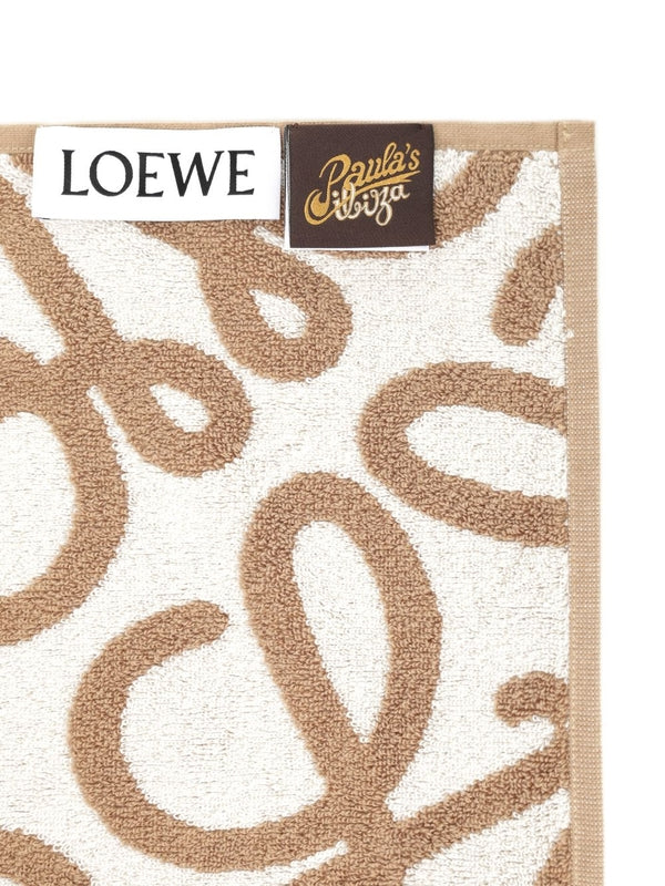 All-over Anagram Cotton Terry Towel - Image 3
