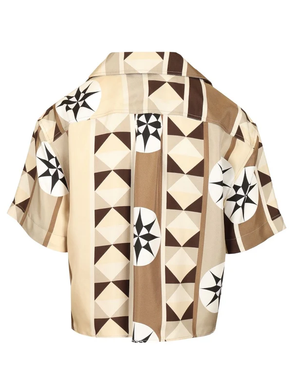 Silk Twill Short-sleeve Shirt - Image 2