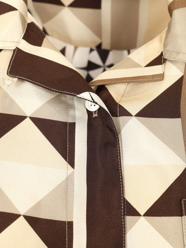 Silk Twill Short-sleeve Shirt - Image 3