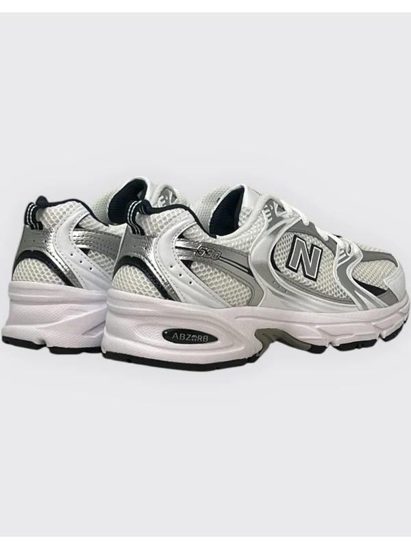 New Balance White Low Top Sneakers - Image 2