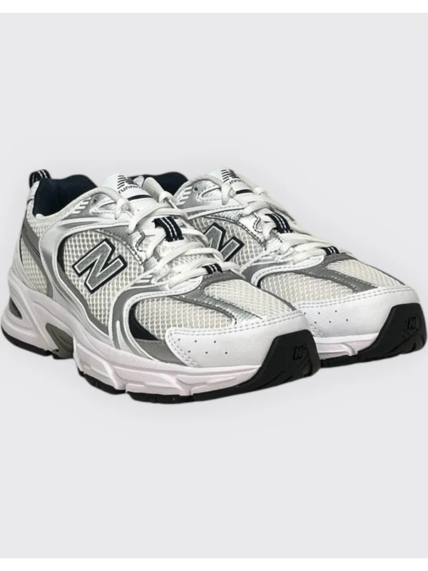 New Balance White Low Top Sneakers - Image 4
