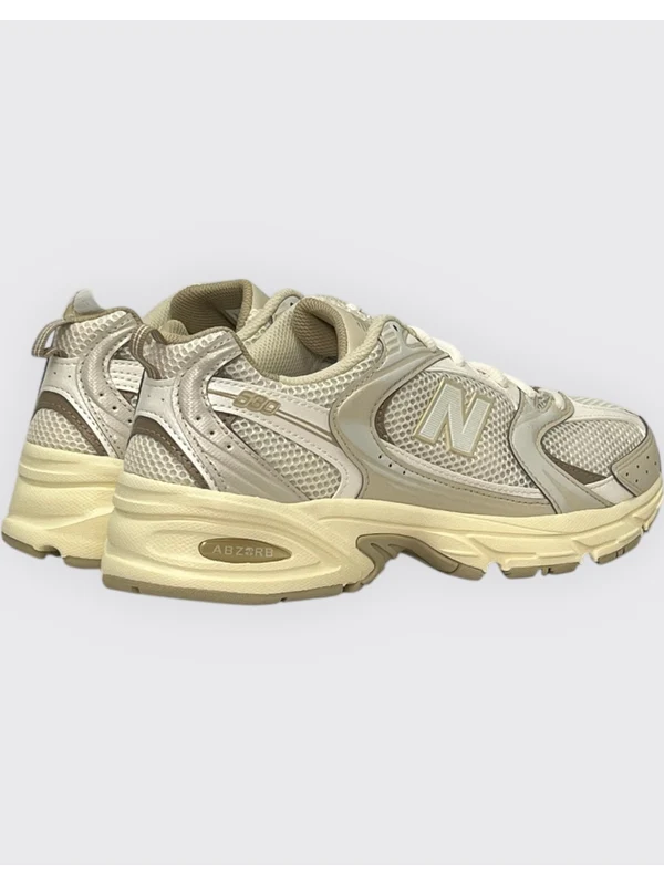 New Balance Beige Low Top Sneakers - Image 2