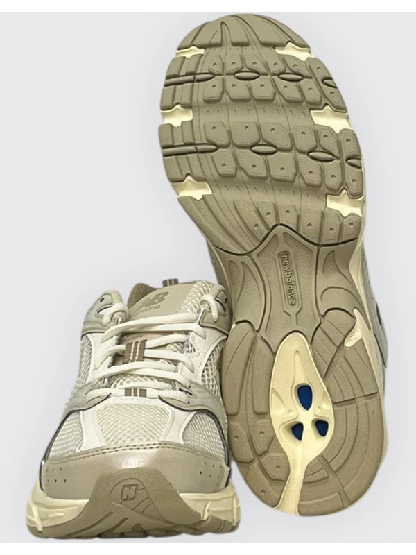 New Balance Beige Low Top Sneakers - Image 3