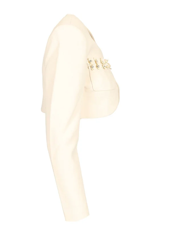 Crepe 3D Sequin Jacket - Image 3