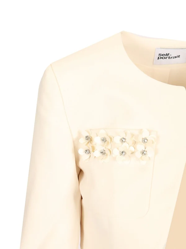 Crepe 3D Sequin Jacket - Image 4
