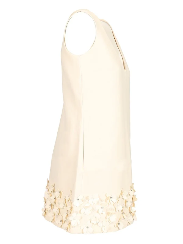 Crepe 3D Sequin Mini Dress - Image 3