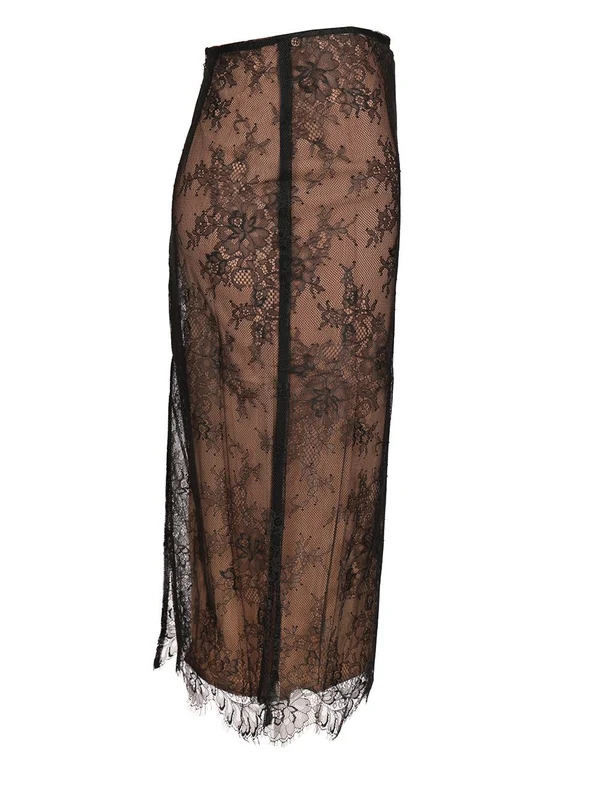 Lace Midi Skirt - Image 3