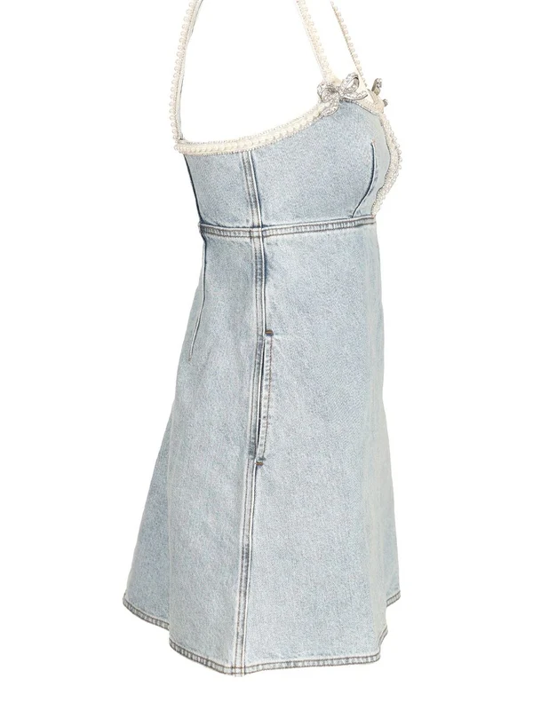 Denim Mini Dress - Image 3