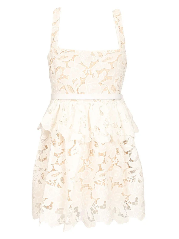 LACE TIERED Mini Dress - Image 2