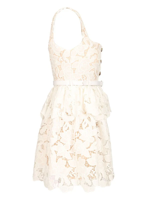 LACE TIERED Mini Dress - Image 3