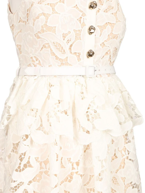 LACE TIERED Mini Dress - Image 4