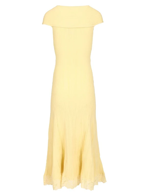Cut-out Ribbed Knit Dress - Image 2