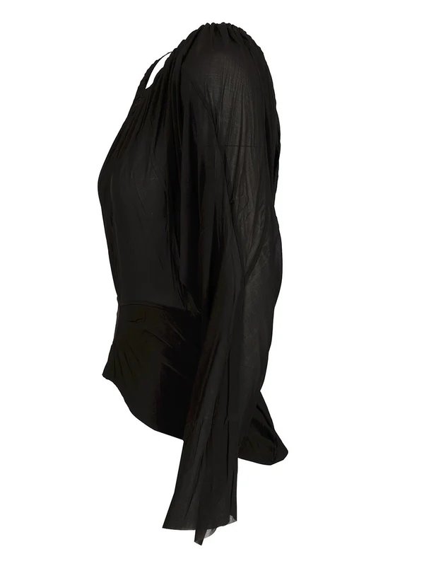 Cropped Hooded Tunic Top - Image 4