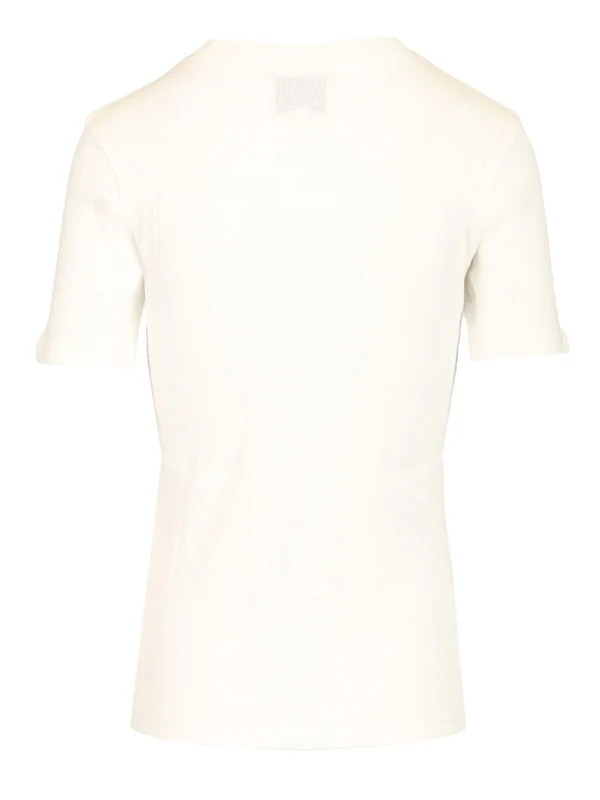 AVALYN Ribbed Cotton T-shirt - Image 2