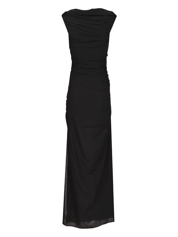RITA Draped Long Dress - Image 2