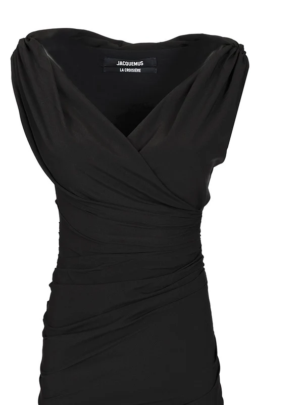 RITA Draped Long Dress - Image 4