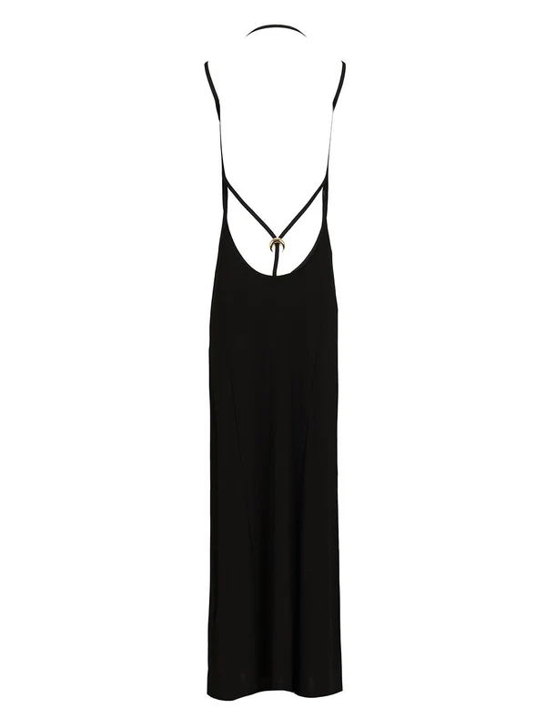 Draped Jersey Open-back Dress - Image 2