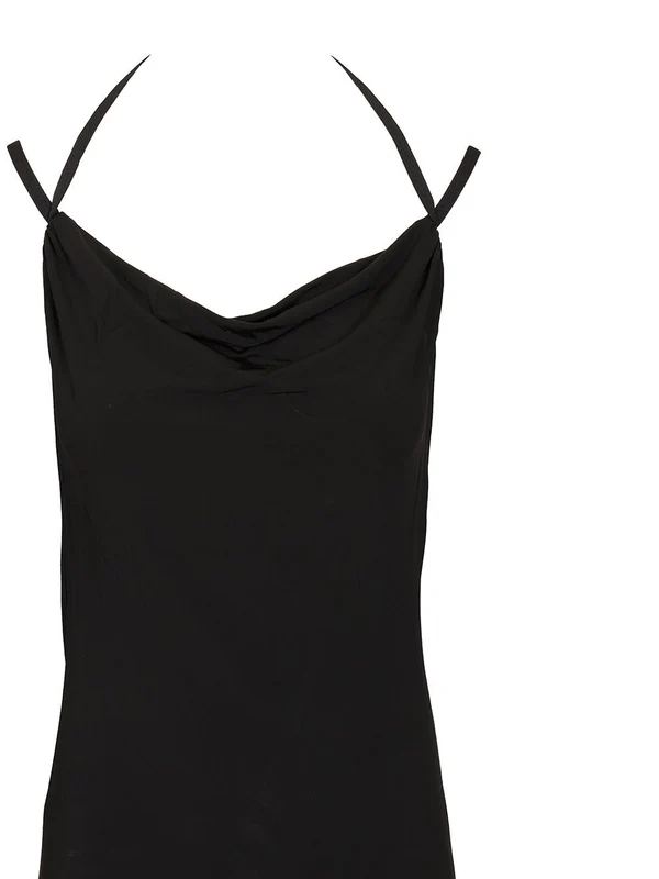 Draped Jersey Open-back Dress - Image 4
