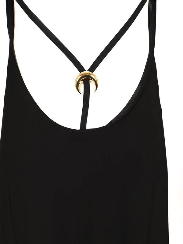Draped Jersey Open-back Dress - Image 5