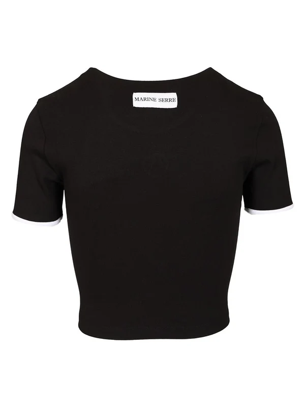 Moon Logo Cropped T-shirt - Image 2