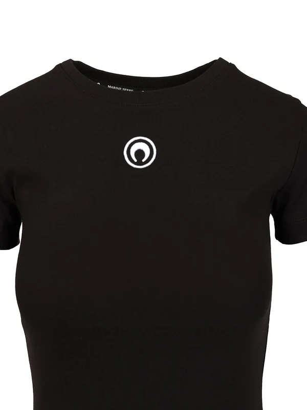 Moon Logo Ribbed Mini Dress - Image 3