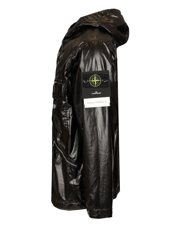 Stone Island Black Parka - Image 3