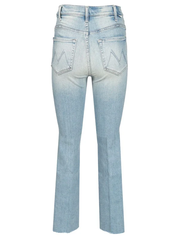 Mother Sky Blue Denim Pants - Image 2