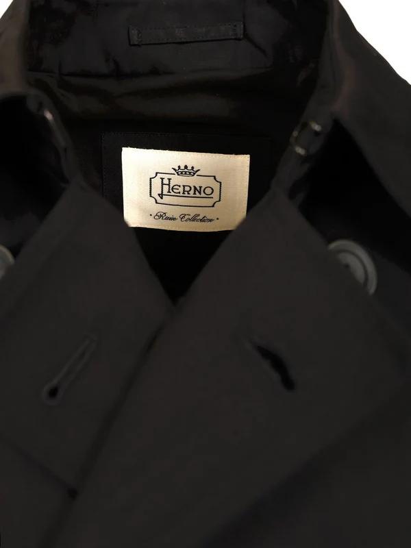 Erno Black Trench Coat - Image 3