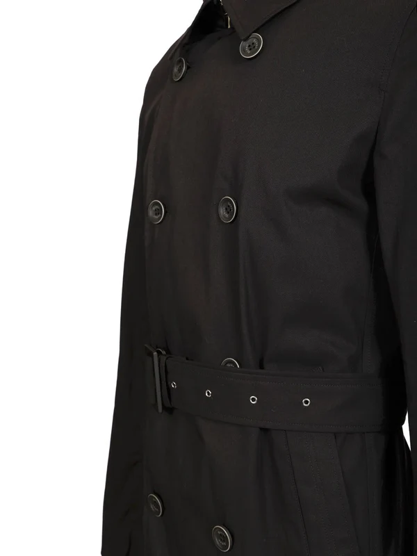 Erno Black Trench Coat - Image 5