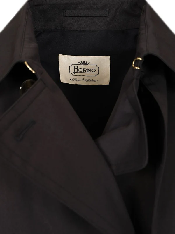 Erno Navy Trench Coat - Image 4
