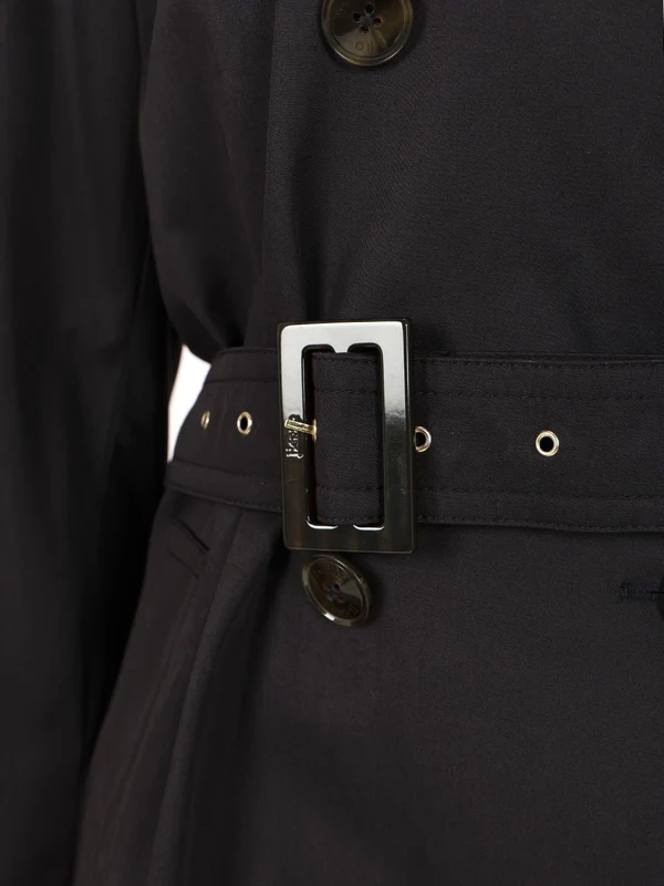 Erno Navy Trench Coat - Image 5