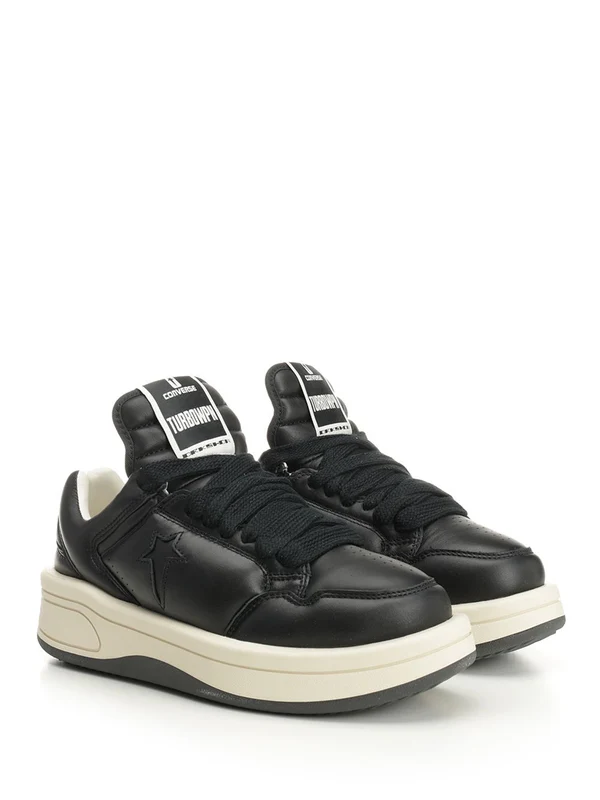 Rick Owens Dark Shadow Black Sneakers - Image 2