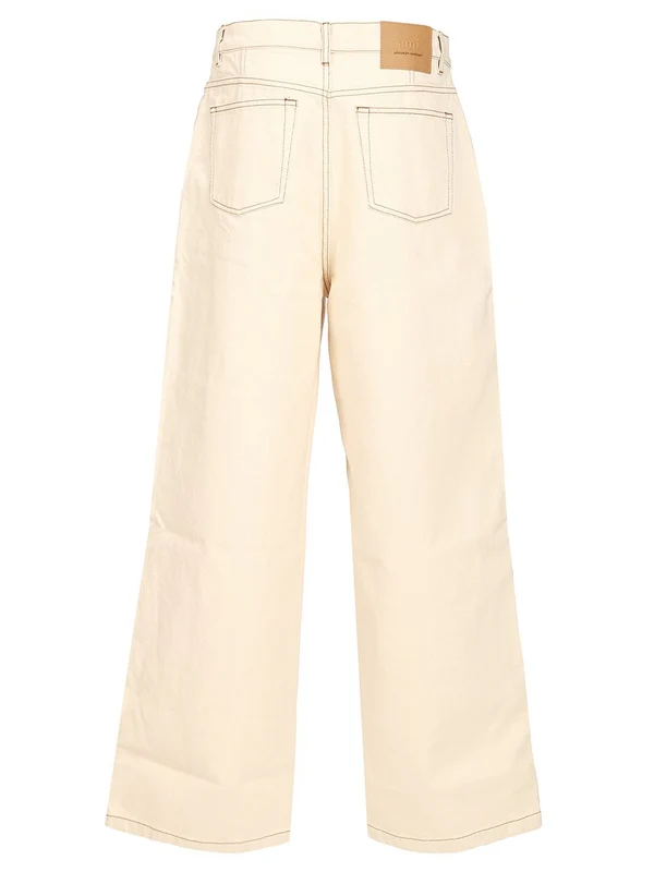 Army Beige Denim Pants - Image 2