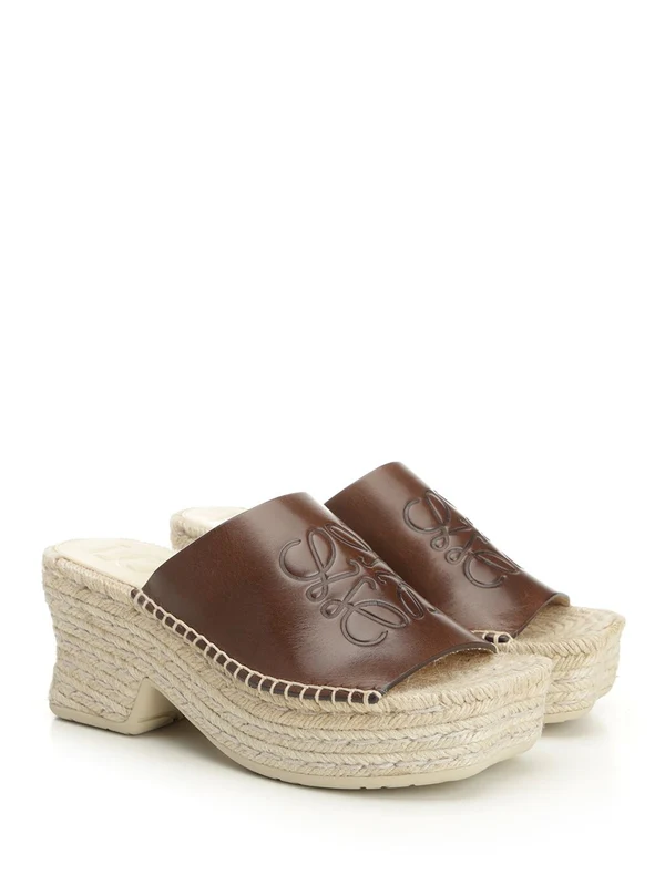 Loewe Brown Sandal Heels - Image 2