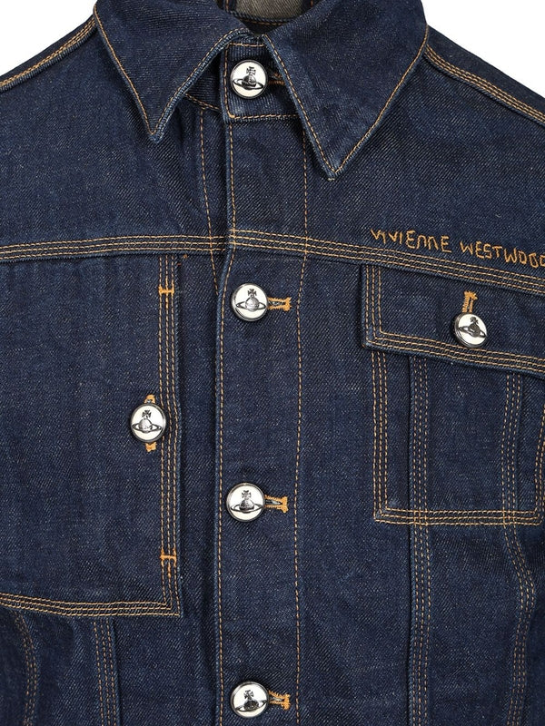 Vivienne Westwood Blue Trucker - Image 4