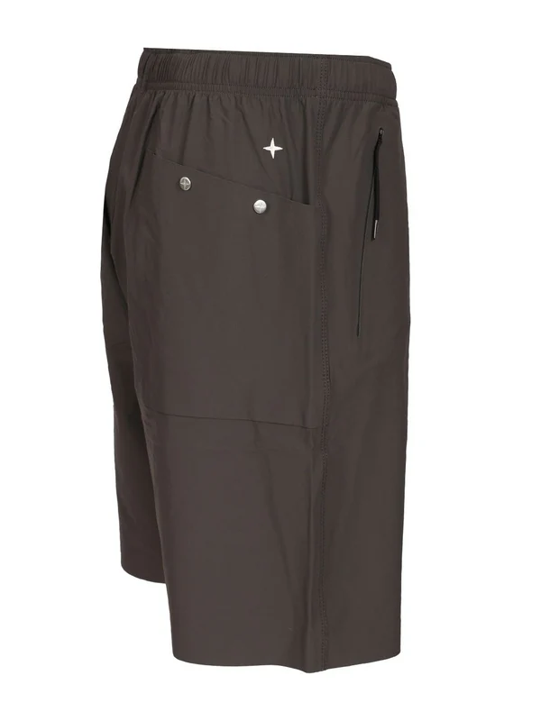 Stone Island Grey Shorts - Image 3