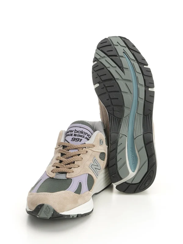 New Balance Beige Low Top Sneakers - Image 5