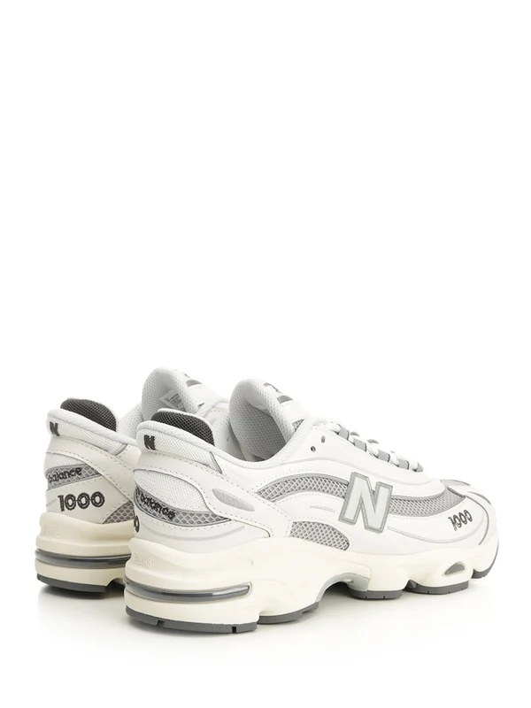 New Balance White Low Top Sneakers - Image 3