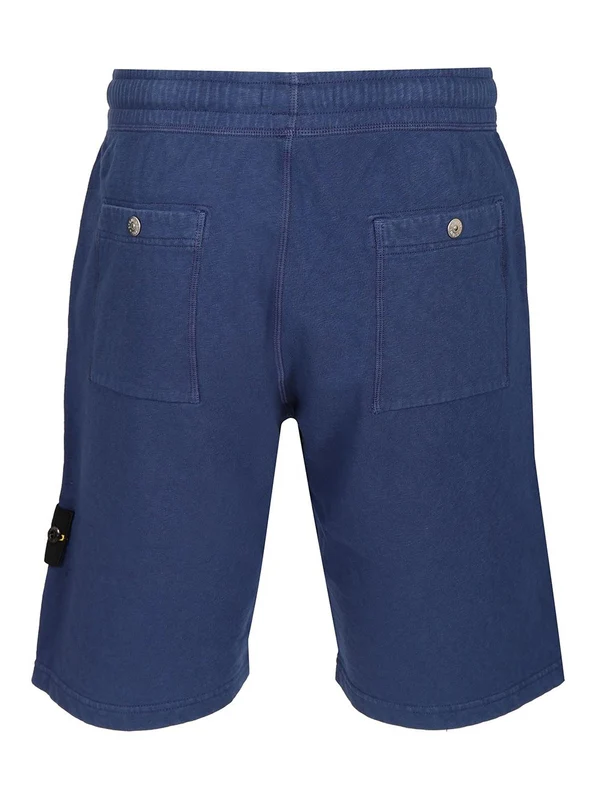 Stone Island Blue Shorts - Image 2