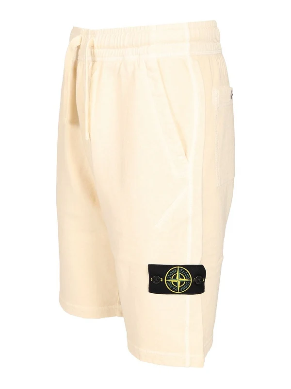 Stone Island Beige Shorts - Image 3