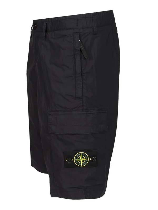 Stone Island Blue Shorts - Image 3