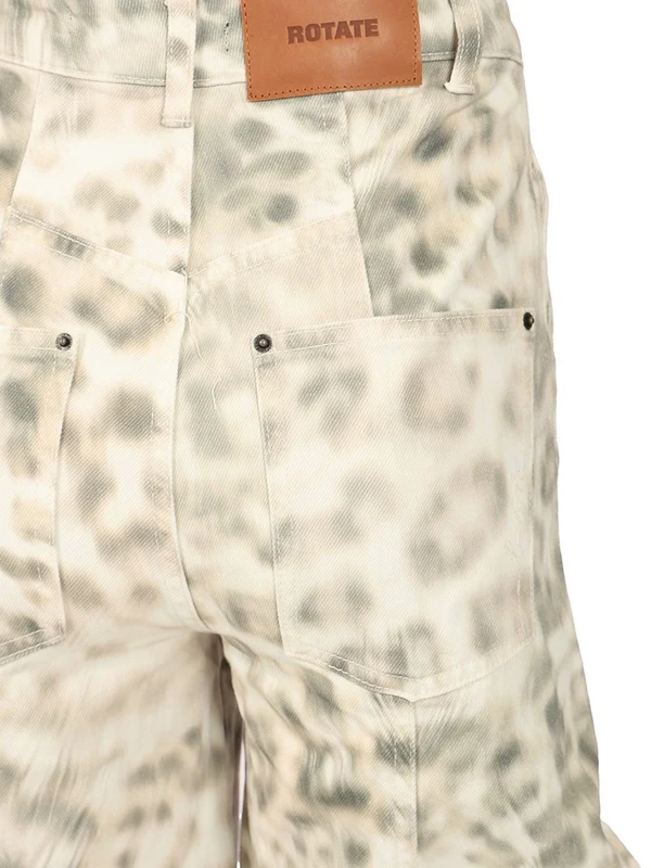 Rotate Multicolor Denim Pants - Image 4