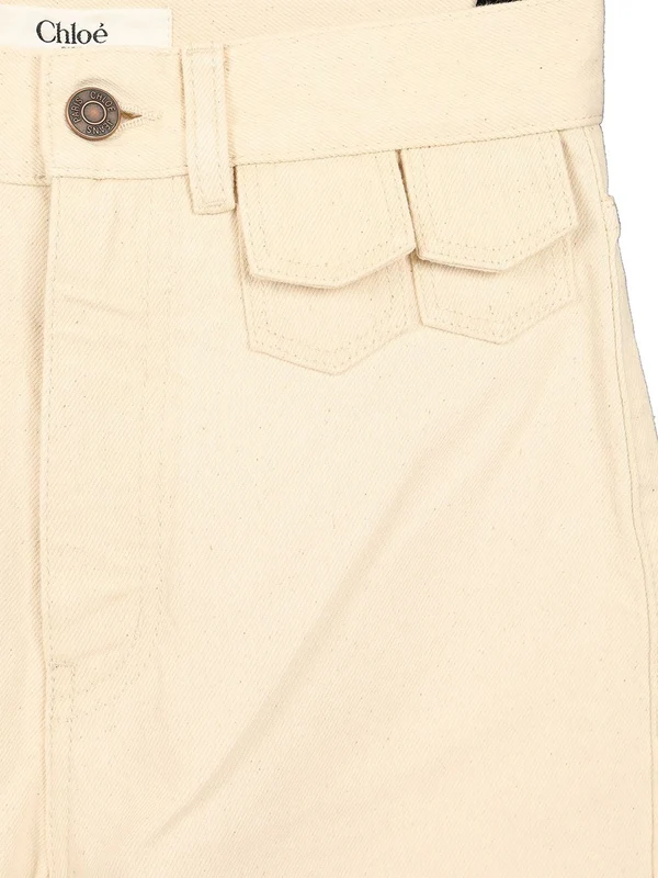 Chloe White Denim Pants - Image 3