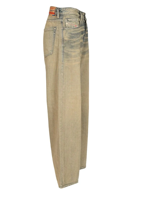 Diesel Beige Denim Pants - Image 3