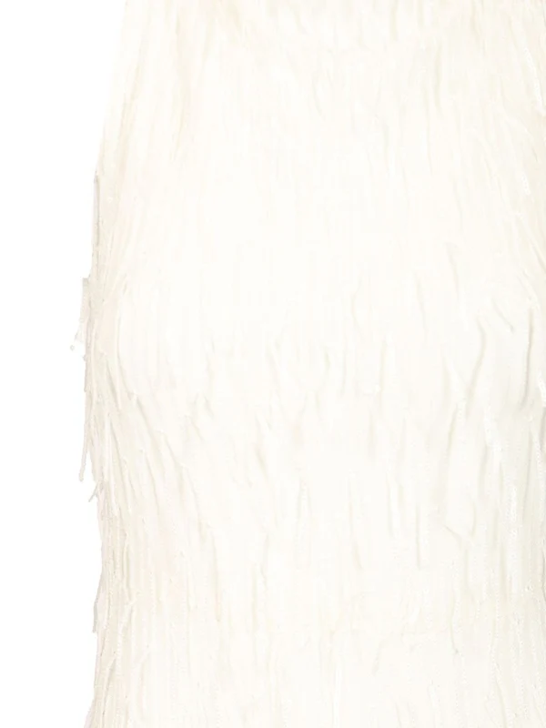 Rotate White Midi Dress - Image 4