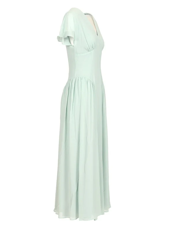 Rotate Skyblue Long Dress - Image 3