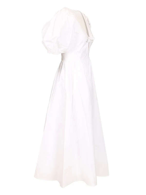 Rotate White Midi Dress - Image 3